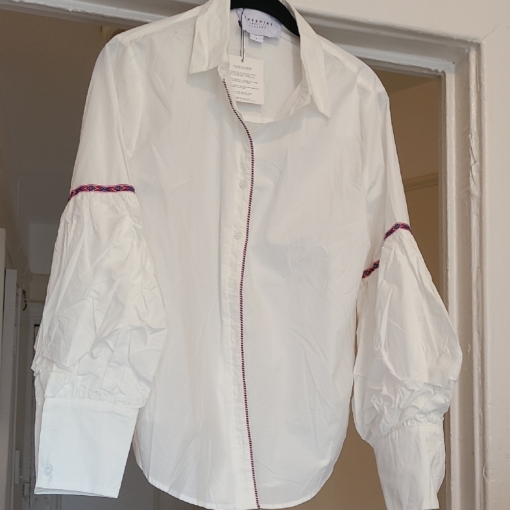 The Shirt by Rochelle Behrens - Classic White